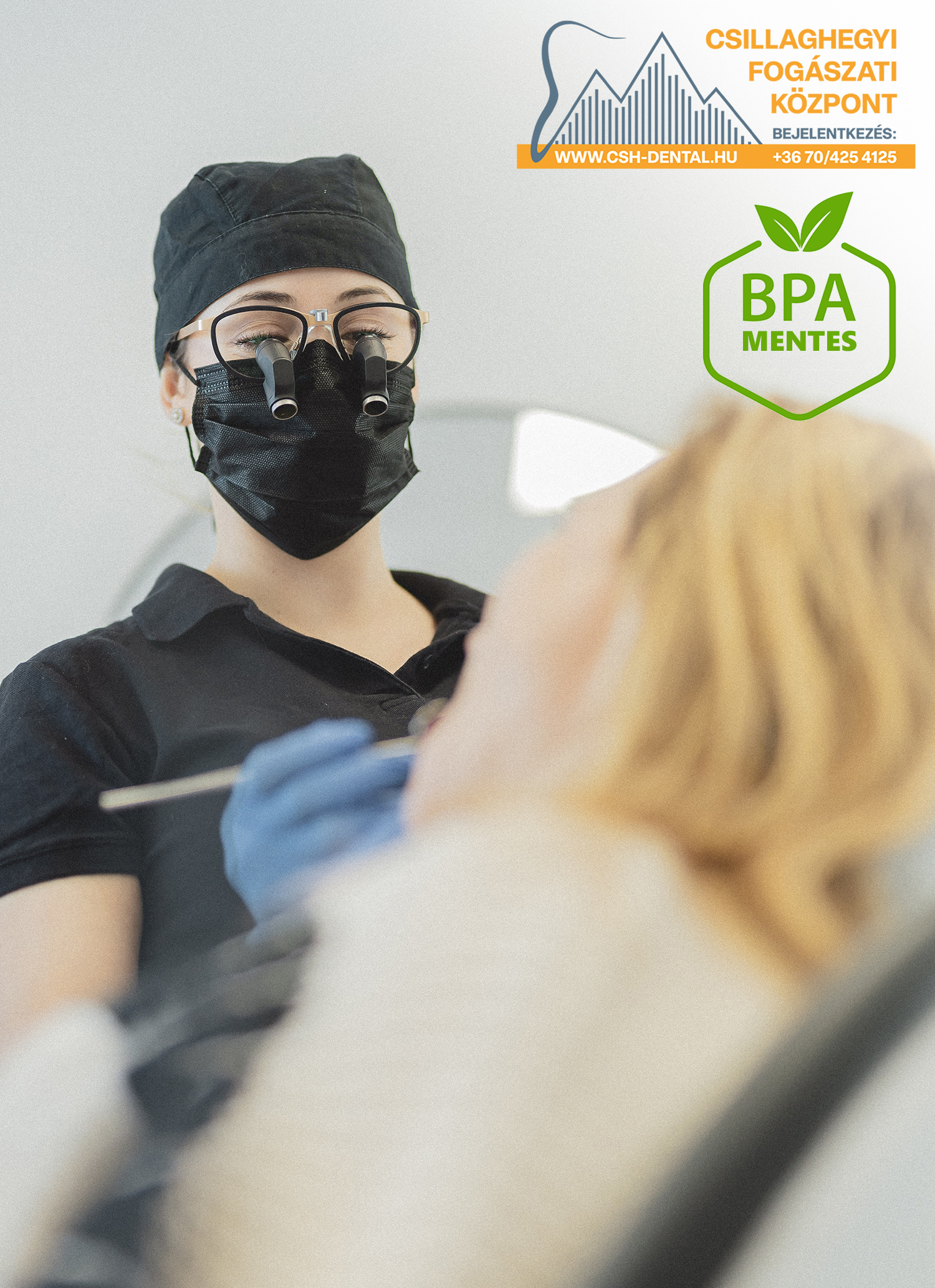 Láthatatlan és BPA-mentes esztétikus fogtömés a Csillaghegyi Fogászati Központban