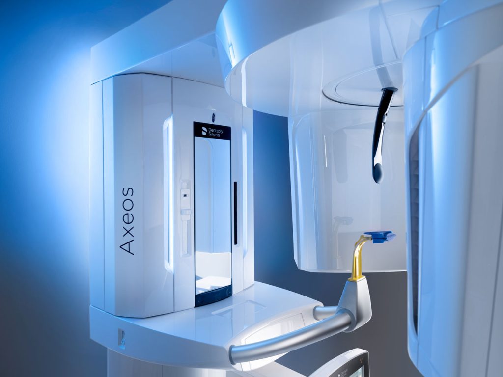 Dentsply Sirona Axeos 3D CBCT készülék a Csillaghegyi Fogászati Központban.