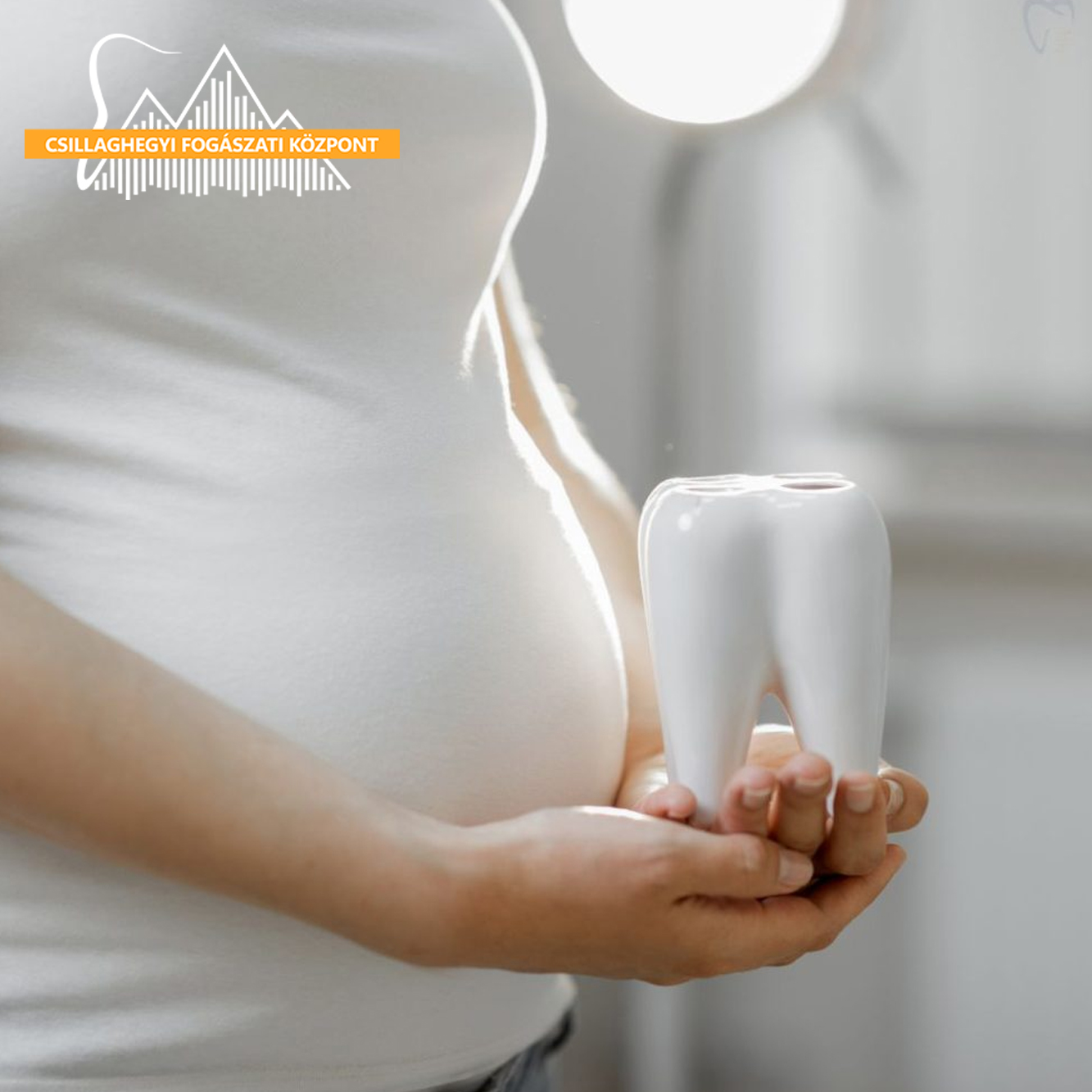 Biztonságos kismama fogászati vizsgálat a Csillaghegyi Fogászati Központban.